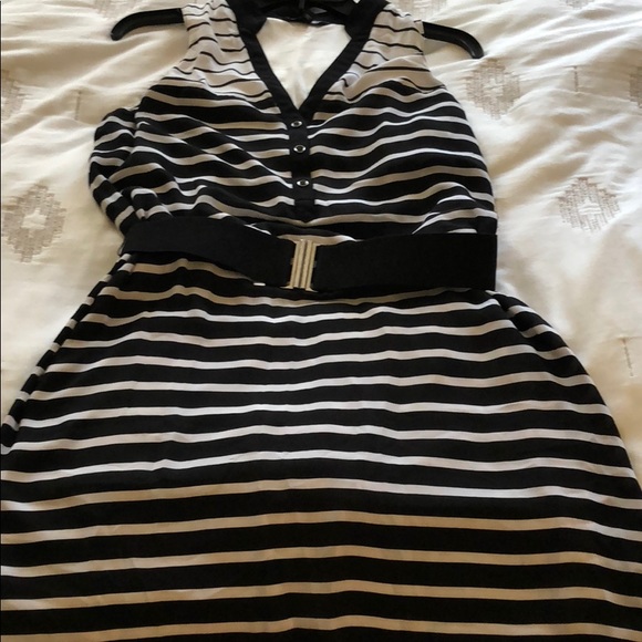 Express black and white dress - Picture 4 of 4